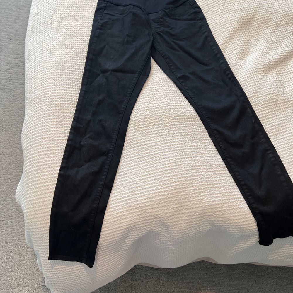 Paige Maternity Jeans, Black , Size 27